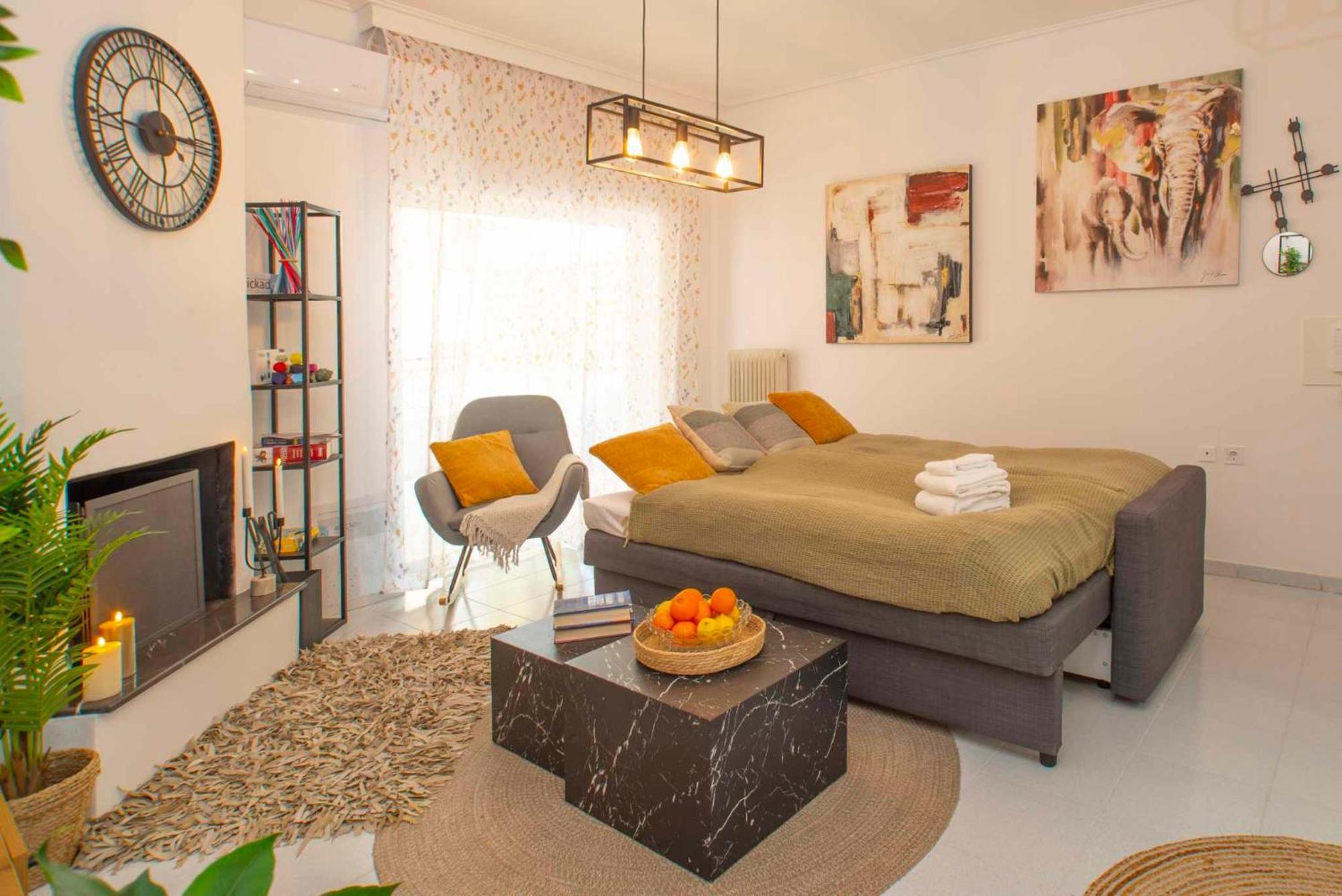 Top Floor Apartment In Chalkís Exterior foto